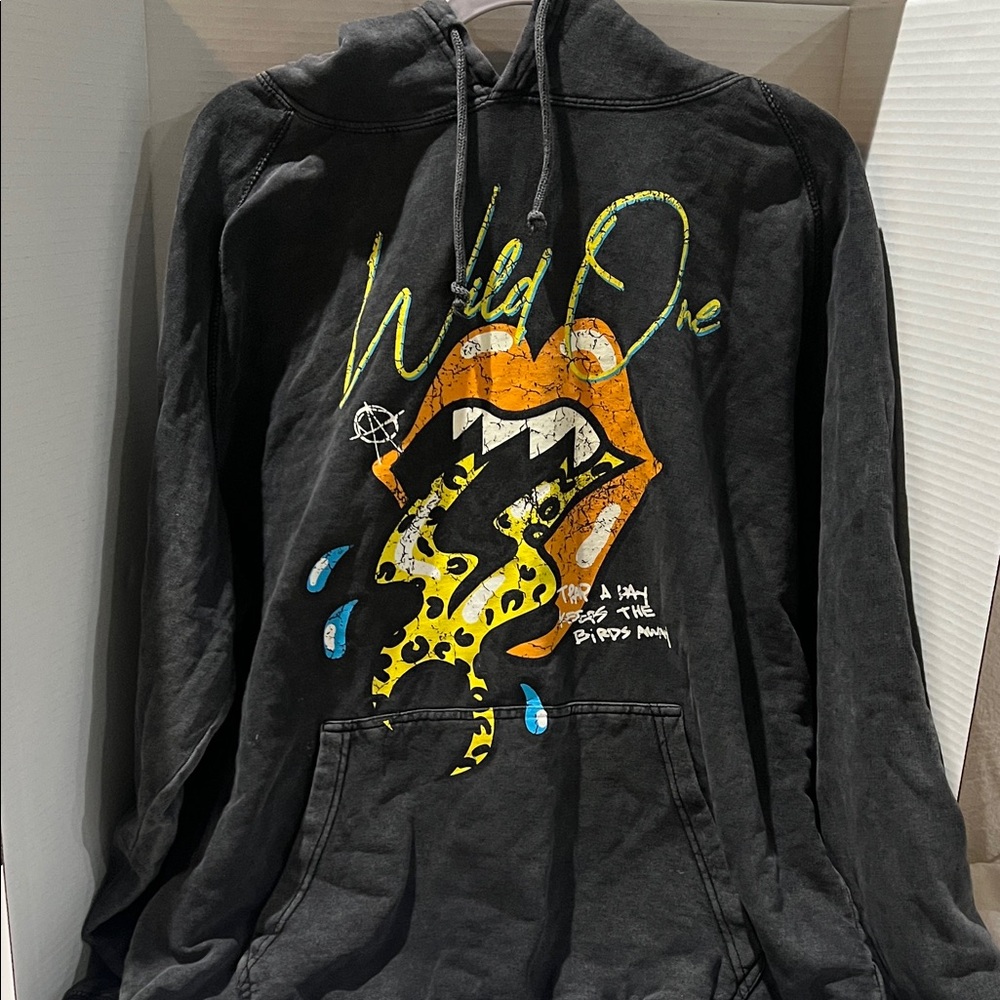 Wild One Graphic Vintage Hoodie